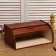 Wooden breadbone "loaf", transparent varnish, red tree color, 38 × 24.5 × 16.5 cm