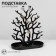 Stand for jewelry "Tree", 24 × 12 × 30 cm, black color