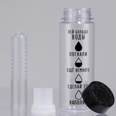 Water bottle "Drink more water", 500 ml-2