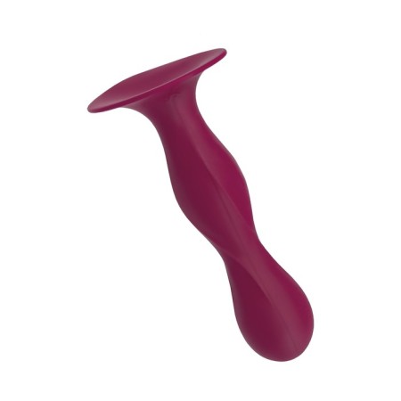 Satiffyer Double Ball-R phallimitator, 18 cm, silicone, red color-7