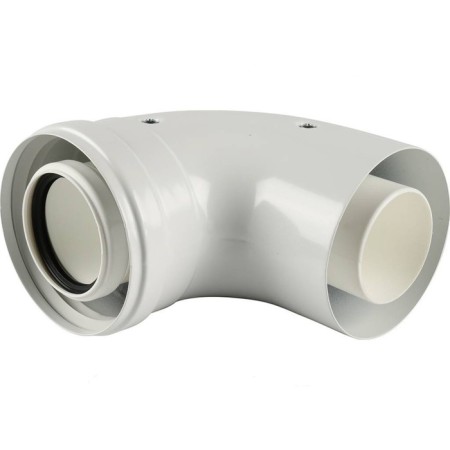 Baxi chimney element, coaxial discharge, d = 60/100 mm, 90 °, nt