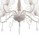 Bridget chandelier 5he14 40W patinated gold 59x59x32 cm Bayerlux