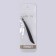 Pinzet begged, narrow 9 cm, black color