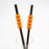 Pumplings "Pumpkin", black color, set 6 pcs.