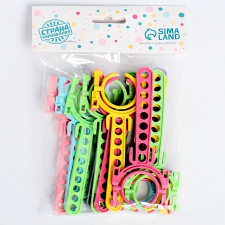 Multifunctional holder for a ball, set 15 pcs., Mix color-10