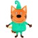 Podopot toy, three cats