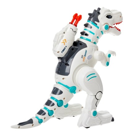 Robot Dinosaur "Poltovod" Zhory, programmable, on the control panel, interactive: sound, light, on the battery, in Russian-2