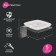 Soap dish IDDIS SLIDE SLIGMG0i42, 107x116x71 mm, matte glass, color graphite