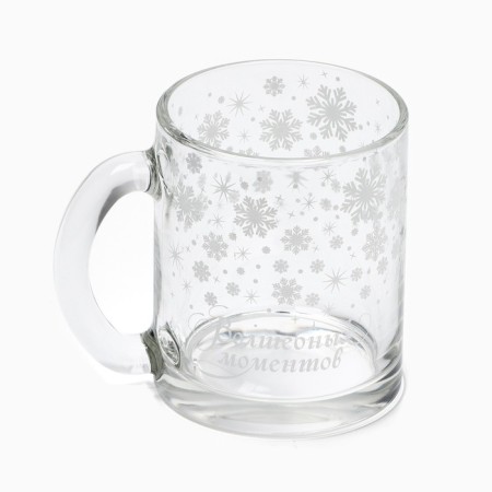 New Year. Snowflake mug, 300 ml-1