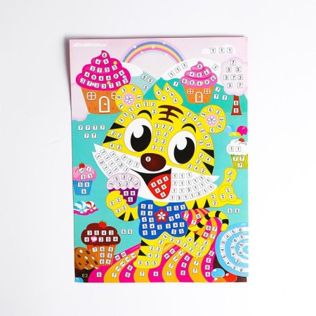 Mosaic Sticky "Funny Tiger"-1