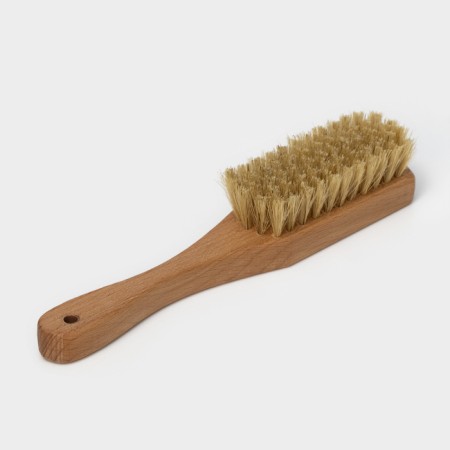 Savanna shoe brush, 21 × 3.5 cm, 59 bundles, natural hair