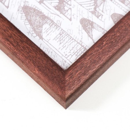Photo frame pine С14 01/6 wenge 20x20 cm (plastic screen)-1