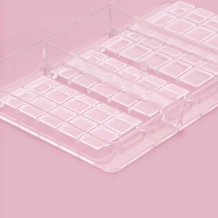 Form for chocolate and sweets “hearts with hearts”, 4 cells, 20 × 12 × 2.5 cm, cell 8.5 × 4.2 × 0.7 cm-4