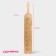 Board for feeding shots with a handle, 60 × 9 × 1.8 cm, 8 glasses, diameter of cells 3.9 cm, with impregnation, birch