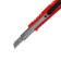 Chancellery knife, blade 9 mm, with a metal guide lock, blister, MIX case