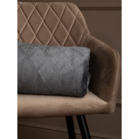 Texrepublic blanket, size 200x220 cm, gray color-2