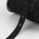 Braid with buttons, 25-25-50 mm, 17 mm × 45 ± 1 m, black color