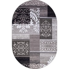 Ковёр овальный Merinos Silver, размер 180x350 см, цвет gray