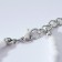 The necklace "Beads" Calm, the color is white-gold, 30 cm