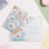 Postcard "Happy Anniversary! 65" Glitter, Congrev, white flowers, 19 x 29 cm