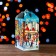 Gift box with a window Christmas tree "Holiday in the city", 19 x 13.5 x 25.5 cm