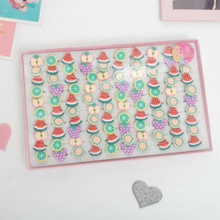 Children's ring "chosen" fruits, shape mix, color mix-1