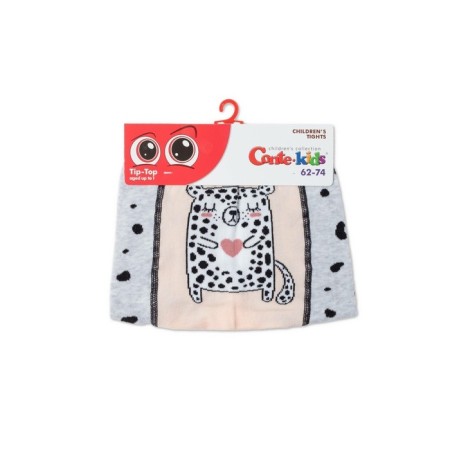Pantyhose baby cotton Conte kids tip-top, height 80-86 cm, color light gray-3