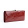 Women's wallet on a magnet, burgundy color