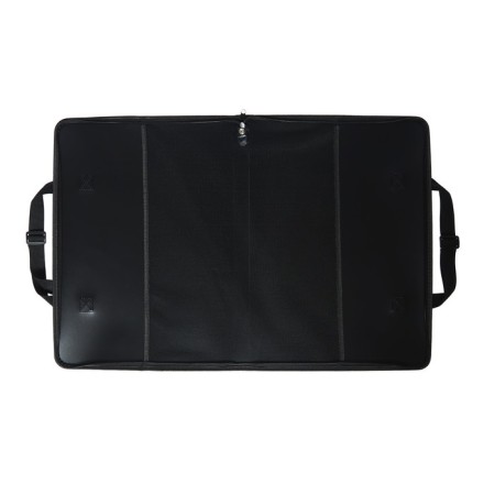 A3 folder with handles, plastic, lightning around, 490 x 350 x 30mm, with pocket, black-3