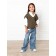 Vest for girl Knit, height 146 cm, beige color
