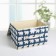 Stellyer box for storage with a lid "Northern Bear", 25 × 20 × 17 cm, blue color