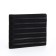 Male purse without fastening, for bills, for cards, black color