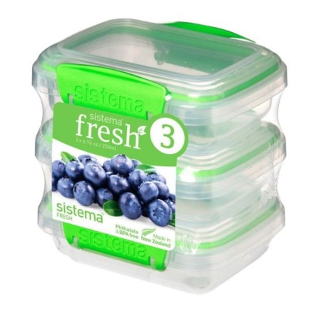 Sistema containers set, 200 ml X 3 pcs.