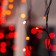 Garland "fringe" 3 × 0.6 m, IP44, UMS, dark thread, 160 LED, red glow, 220 V