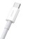 Cable Baseus, Type -C - USB, 6 A, 66W, TPE braid, 1 m, white