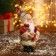 Santa Claus "in a red checkered fur coat with a bag" 14 cm