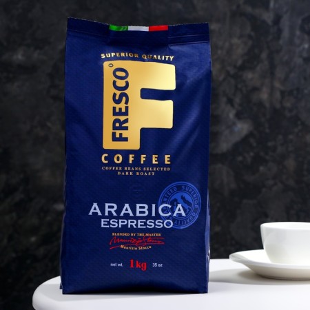 Coffee Fresco Arabica Espresso 1000g, grain, package x 5-1