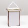 The box is folding, gold, 17 x 25 cm