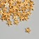 Decor for creativity plastic "Stars" gold set 50 pcs 1x1 cm