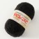 Knitting yarn "Deluxe" 100% polypropylene 140m/50g set 2 pcs - black