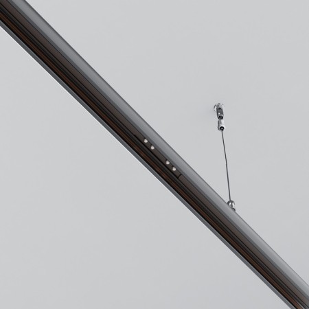 The connector is a straight line for the round low -profile tire pipeline, black-2