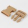 Fastex 25 mm, load up to 15 kg, 10 pcs, sand color
