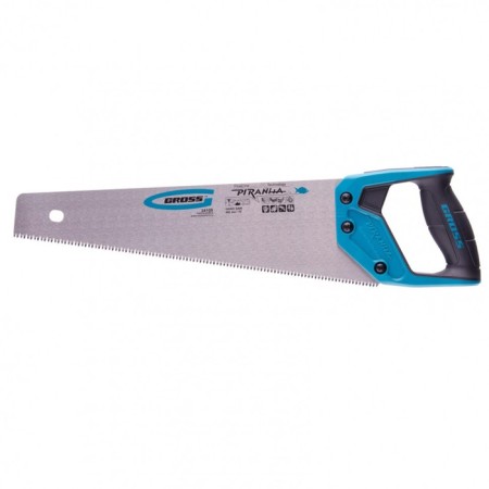 Knife-hacksaw on wood Gross Piranha, 400 mm, 7-8 tpi, sharpening 3D, fecal tooth