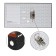 The registrar folder 75 mm, A4, calligrata, economical marble, black, mix