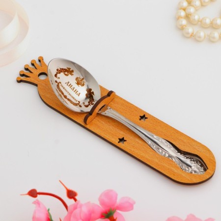 A spoon is registered, tea, with an engraving "Diana", h = 14-3