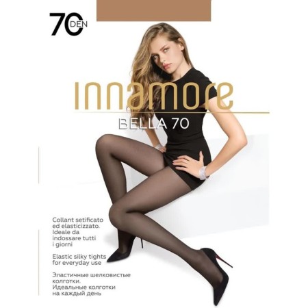 Women's tights Innamore Bella 70 den, tan color (Daino), size 3