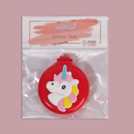 The comb is massage, folding, with a mirror, D = 6.5 cm, Mix drawing-15