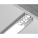 Profile aluminum overhead ambrella Illumination alum Profile, GP1700al, 2000x6x15.5 mm, silver color, matte divet