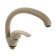 Accoona A84043E kitchen mixer, single -leaf, silumin, beige