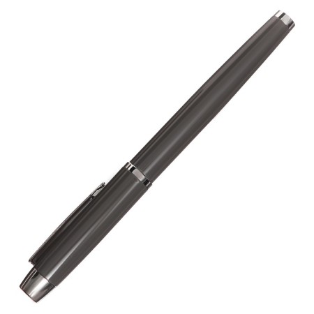 Organizer on the rings A5, 80 sheets, leatherette, with a valve, a line, with a handle, in a gift box, black and gray-10